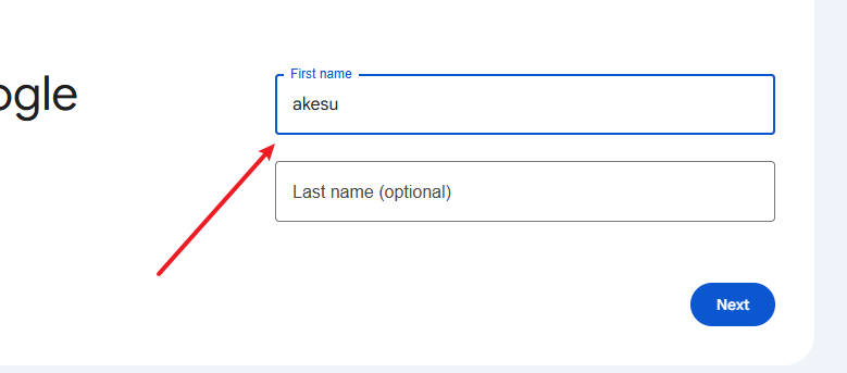 Enter name